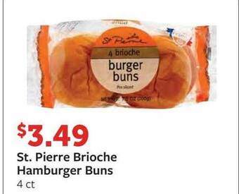 Fareway St. pierre brioche hamburger buns offer