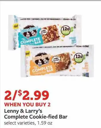 Fareway Lenny & larry's complete cookie-fied bar offer