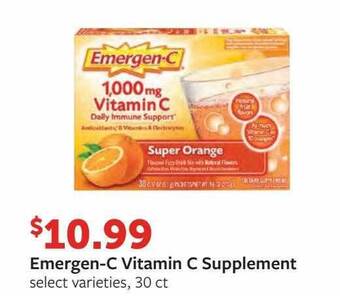 Fareway Emergen-c vitamin c supplement offer