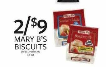 Fareway Mary b's biscuits offer