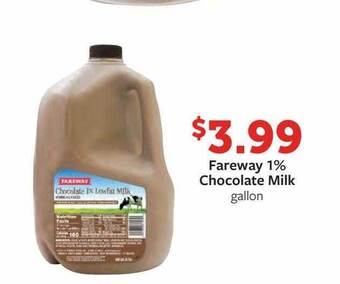 Fareway Fareway 1% chocolate milk offer
