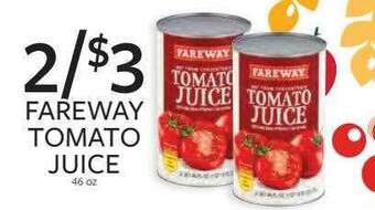 Fareway Fareway tomato juice offer