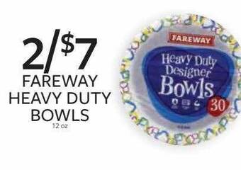 Fareway Fareway heavy duty bowls offer