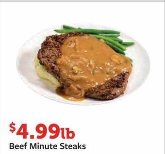 Fareway Beef minute steaks offer