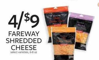 Fareway Fareway shredded cheese offer