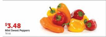 Fareway Mini sweet peppers offer