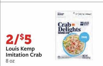 Fareway Louis kemp imitation crab offer