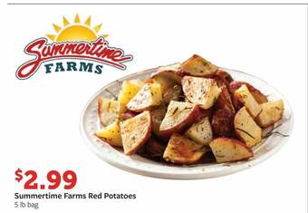 Fareway Summertime farms red potatoes offer