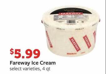 Fareway Fareway ice cream offer