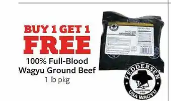 Fareway 100% full-blood wagyu ground beef offer