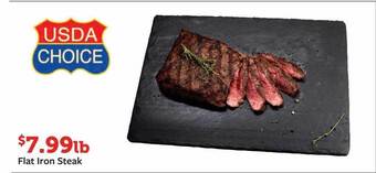Fareway Flat iron steak offer