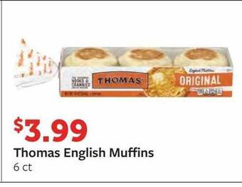 Fareway Thomas english muffins offer