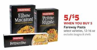 Fareway Fareway pasta offer