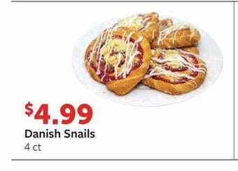 Fareway Danish snails offer