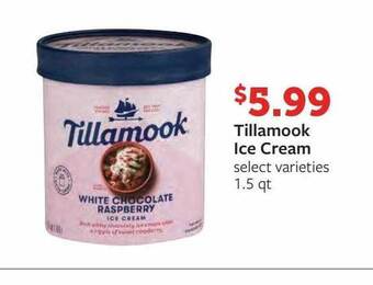 Fareway Tillamook ice cream offer