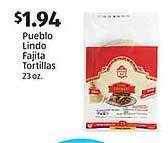 Aldi Pueblo lindo fajita tortillas offer