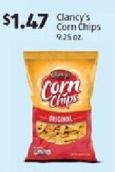 Aldi Clancy's Corn Chips 9.25 oz. offer