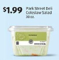 Aldi Park Street Deli Coleslaw Salad 30 oz. offer