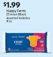 Aldi Happy Farms Cheese Block offer