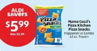 Aldi Mama Cozzi's Pizza Kitchen Pizza Snacks offer