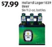 Aldi Holland Lager 1839 Beer offer