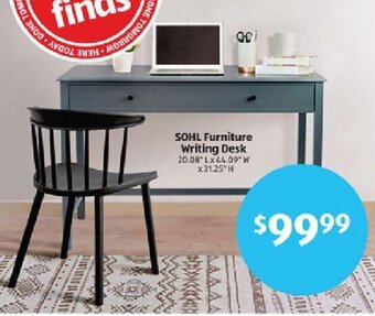 Aldi Sohl Furniture Writing Desk offer