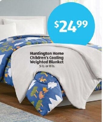 Aldi Huntington Home Children's Cooling Weighted Blanket offer