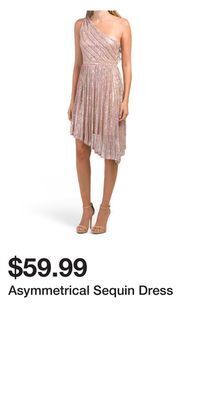 TJ Maxx Asymmetrical sequin dress offer