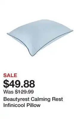 Kmart Beautyrest calming rest infinicool pillow offer