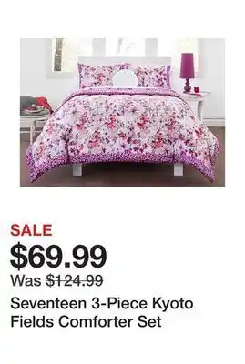 Kmart Seventeen 3-piece kyoto fields comforter set offer