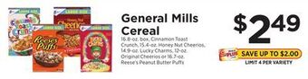 ShopRite Cereal offer