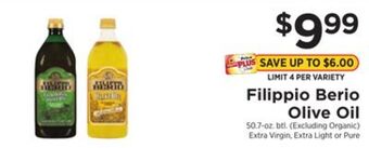 ShopRite Berio olive oil offer