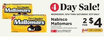 ShopRite Mallomars offer