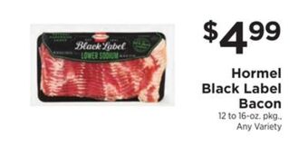 ShopRite Black label bacon offer
