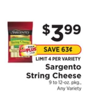 ShopRite String cheese offer