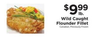 ShopRite Wild caught flounder fillet offer