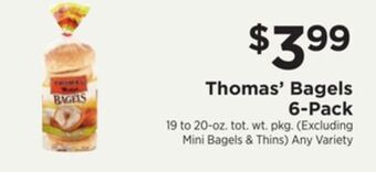 ShopRite Bagels 6-pack offer