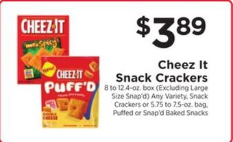 ShopRite Snack crackers offer