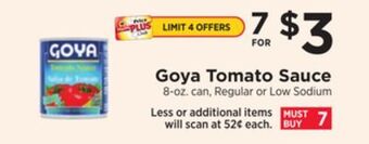 ShopRite Tomato sauce offer