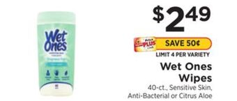 ShopRite Wipes offer