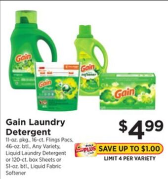 ShopRite Laundry detergent offer