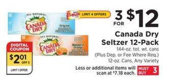 ShopRite Seltzer 12-pack offer