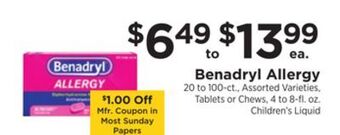 ShopRite Allergy offer