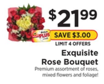 ShopRite Exquisite rose bouquet offer