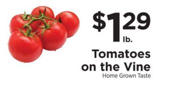 ShopRite Tomatoes on the vine offer