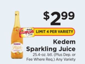 ShopRite Sparkling juice offer