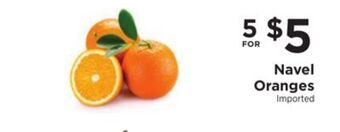 ShopRite Navel oranges offer