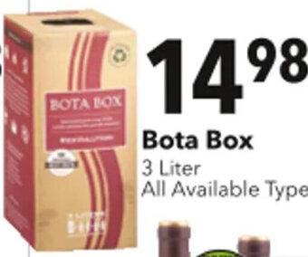 Coborn's Bota Box offer
