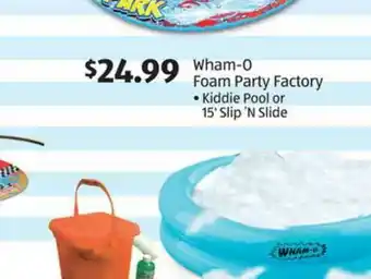 Aldi Wham-0 Foam Party Factory offer