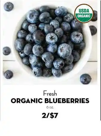 Bristol Farms Fresh Organic Blueberries offer
